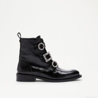 Russell & Bromley HENLEY Jewelled Buckle Ankle Boot