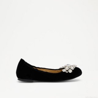 Russell & Bromley SPARKLING Elasticated Statement Flat