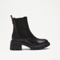 Russell & Bromley CITY LOW Cleated Heel Chelsea Boot