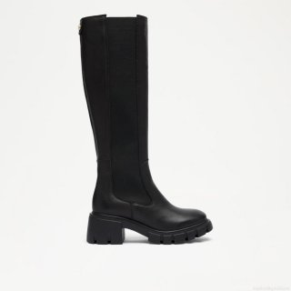 Russell & Bromley CITY HI Round Toe Knee High Chelsea Boot