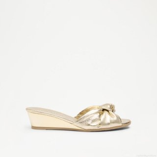 Russell & Bromley SOFTY LOW Low Knot Mule Wedge