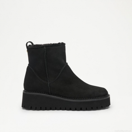 Russell & Bromley SNOWFALL Shearling Suede Boot