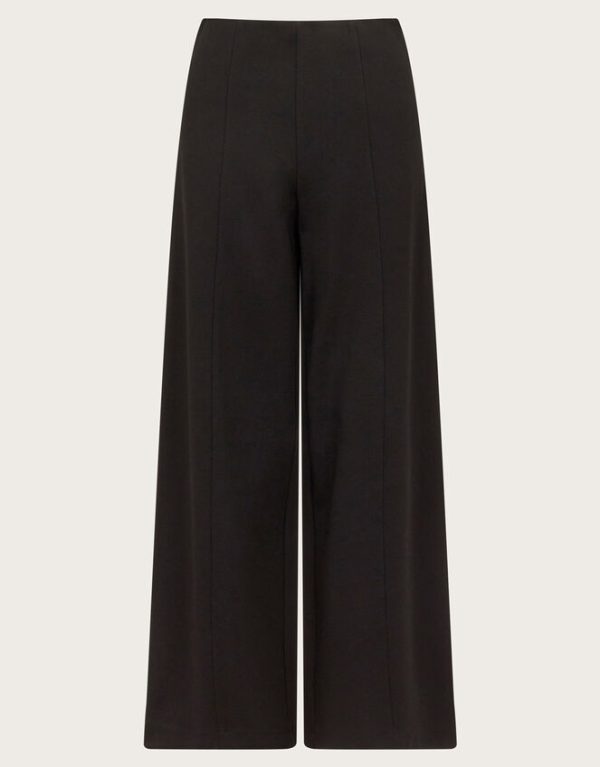 Monsoon Paula Ponte Bootcut Trousers Black - Image 6