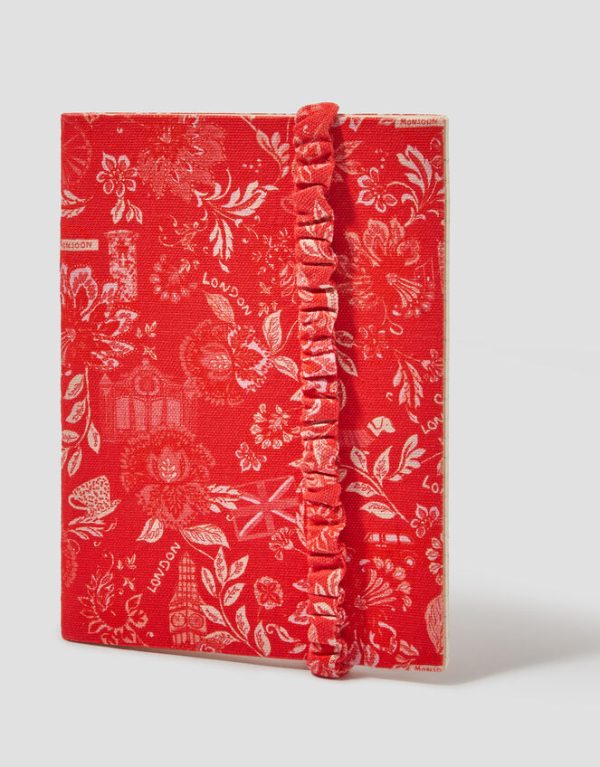 Monsoon London Print Fabric Notebook - Image 2