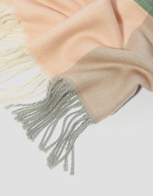 Monsoon Alma Check Tassel Scarf - Image 2