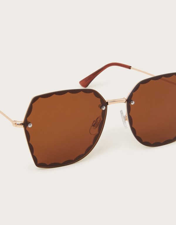 Monsoon Ombre Oversized Sunglasses - Image 2