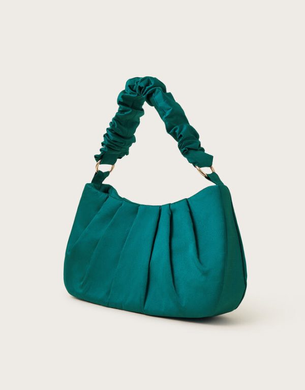 Monsoon Milly Ruched Taffeta Bag - Image 2