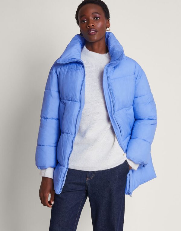 Monsoon Emmy Padded Coat Blue