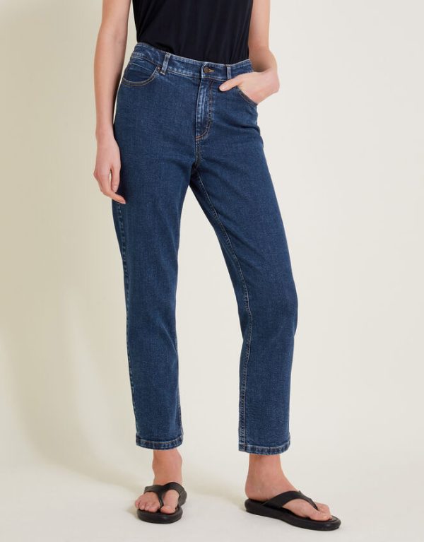 Monsoon Alice Straight Jeans Blue - Image 2