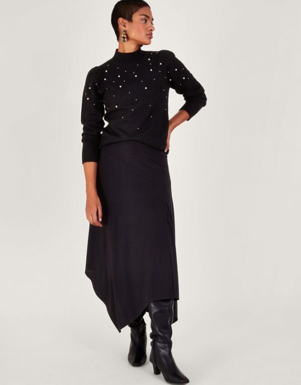 Monsoon Payal Pearl Jumper Black - Image 2