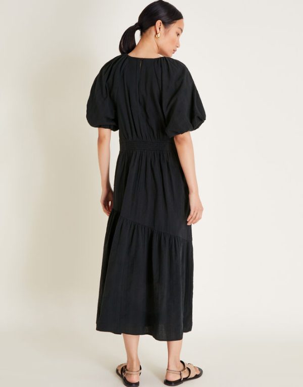 Monsoon Margot Tea Dress Black - Image 4