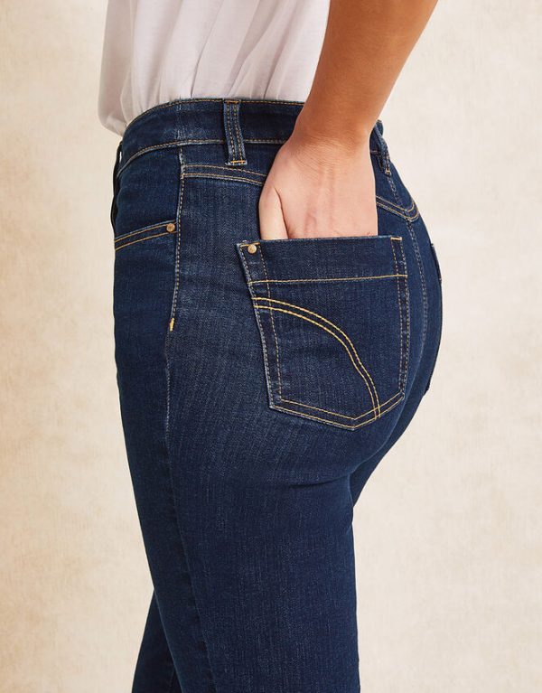 Monsoon Safaia 7/8 Denim Jeans Blue - Image 4