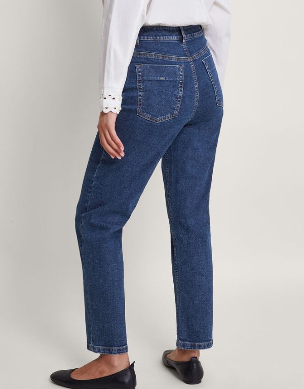 Monsoon Alice Straight Jeans Blue - Image 4