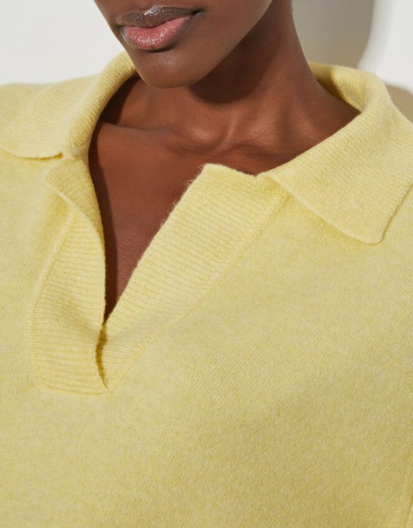 Monsoon Carla Collar Jumper Yellow - Image 4