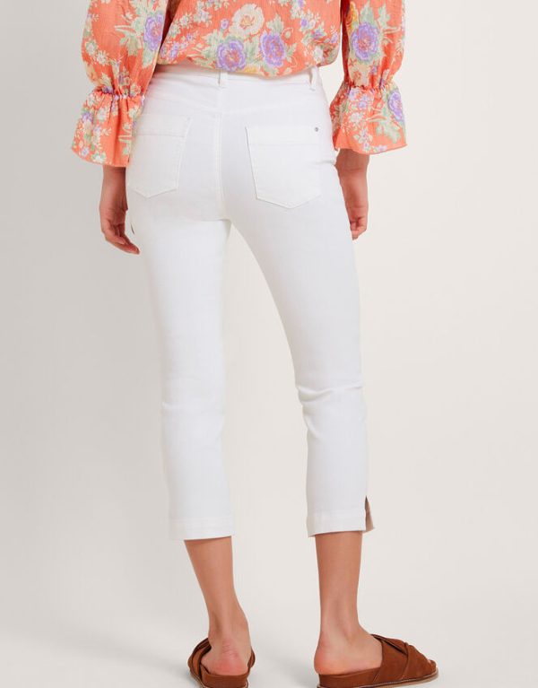 Monsoon Idabella Crop Jeans Natural - Image 4