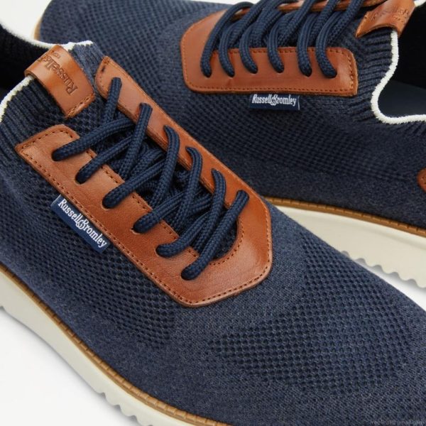 Russell & Bromley INGLESIDE Knitted Lace Up Sneaker - Image 4