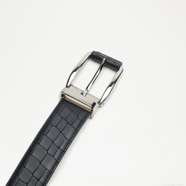 Russell & Bromley SANMARINO Croc-Effect Belt - Image 2