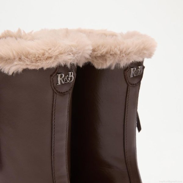 Russell & Bromley LAKE Side Zip Faux Fur Lined Boot - Image 4