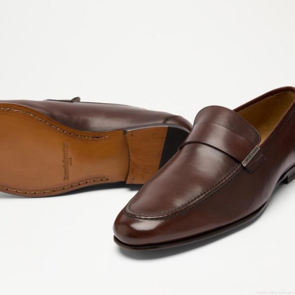 Russell & Bromley UMBERTO Metal Plate Loafer - Image 3