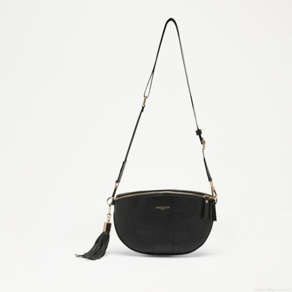 Russell & Bromley ROTATE Curved Crossbody Bag - Image 5