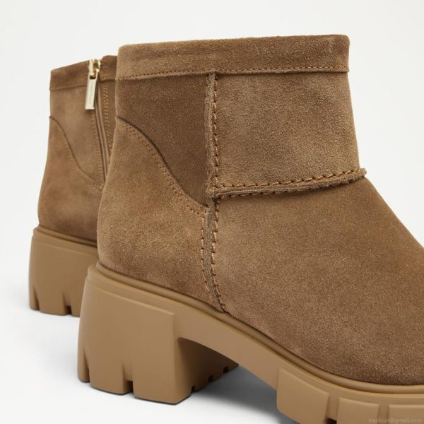 Russell & Bromley CITY SNUG Shearling Lined Heeled Ankle Boot - Image 3