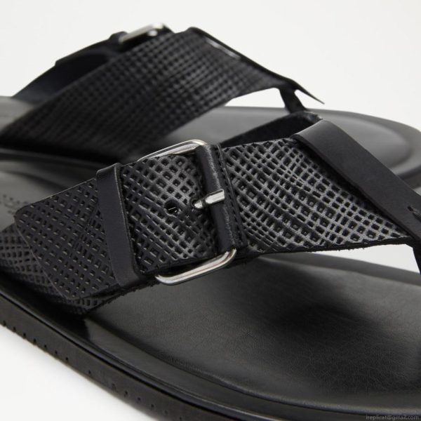 Russell & Bromley BUCKLE UP Toe-Post Buckle Sandal - Image 4