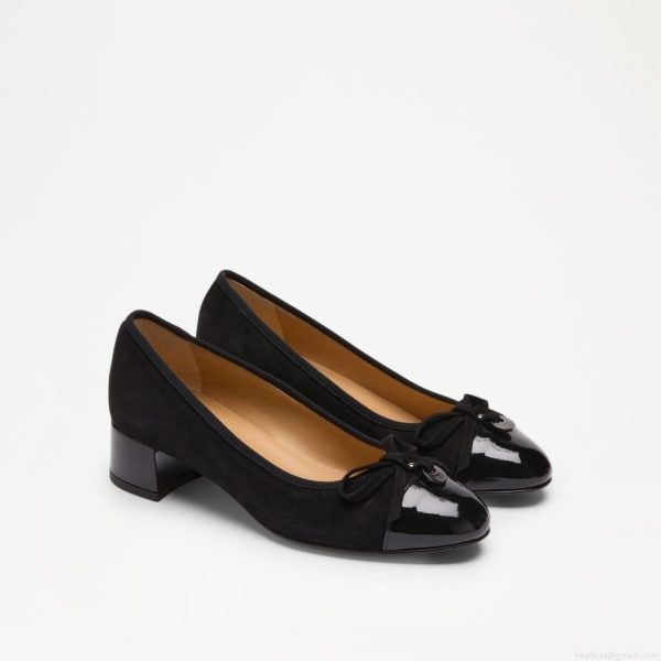 Russell & Bromley CHARMING MID Block Heel Ballet Pump - Image 2