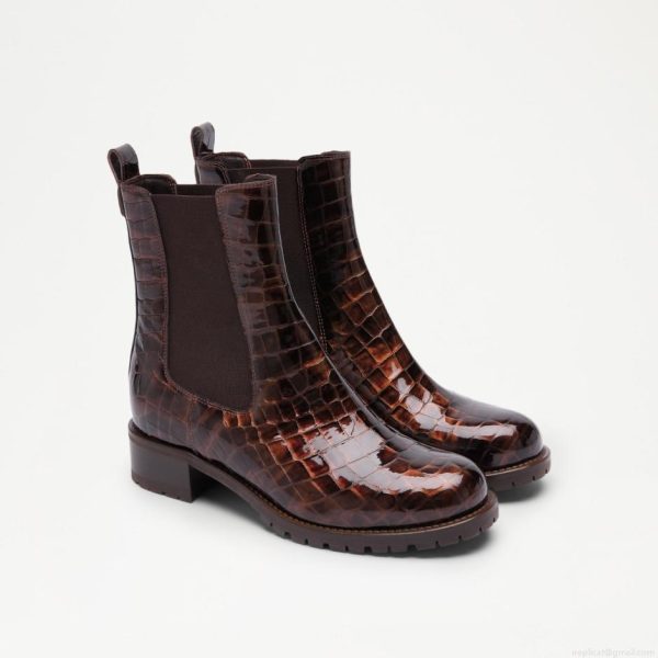 Russell & Bromley FUSION Glossy Chelsea Boot - Image 2