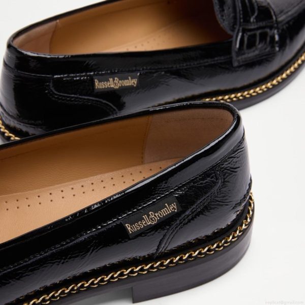 Russell & Bromley KENCHESTER Chain Penny Loafer - Image 3