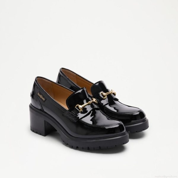 Russell & Bromley BREWSTER MID Heeled Snaffle Loafer - Image 2