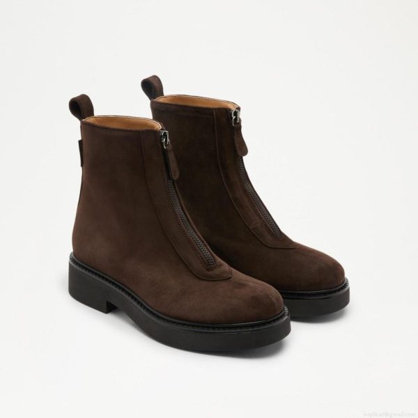 Russell & Bromley THAMES Zip Front Ankle Boot - Image 2