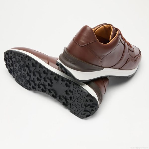 Russell & Bromley ACHILLES Leather Trainer - Image 3