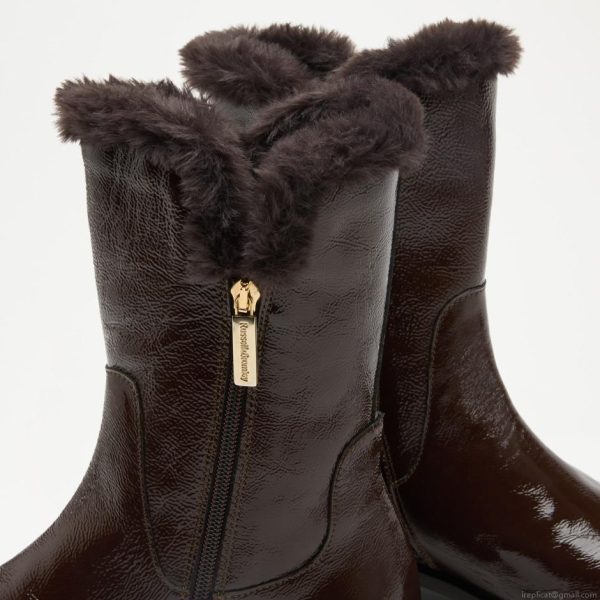 Russell & Bromley LOCH Faux Fur Boot - Image 3