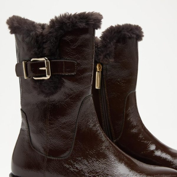 Russell & Bromley LOCH Faux Fur Boot - Image 4