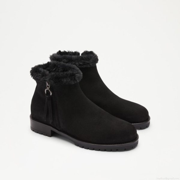 Russell & Bromley LAKE LOW Faux Fur Ankle Boot - Image 2