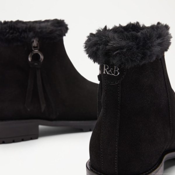 Russell & Bromley LAKE LOW Faux Fur Ankle Boot - Image 4