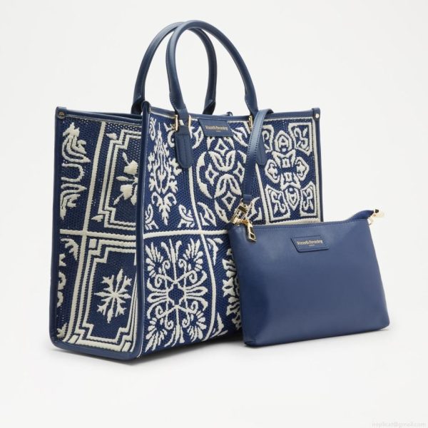 Russell & Bromley GEMINI Woven Shopper Tote - Image 3