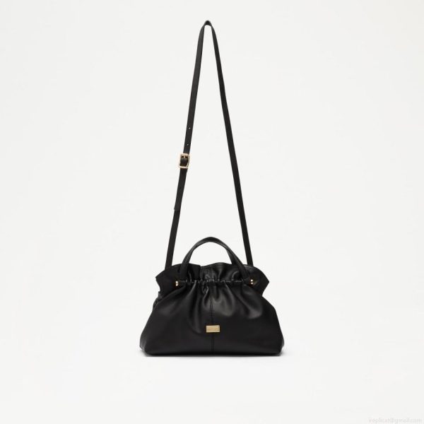 Russell & Bromley JESSIE Ruched Crossbody Bag - Image 5