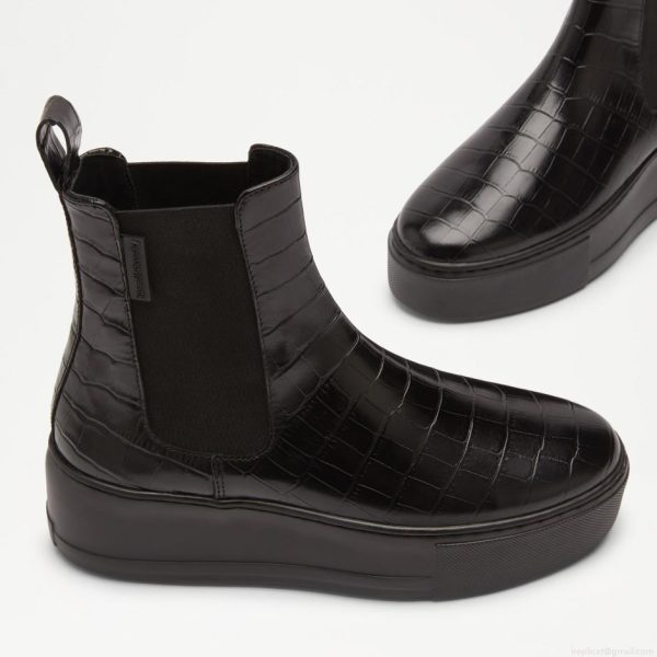 Russell & Bromley PARK WAY Flatform Chelsea Boot - Image 4