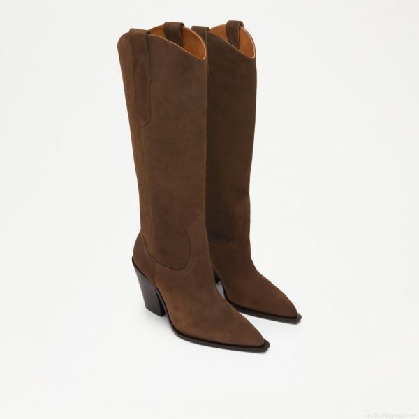 Russell & Bromley SADDLE UP Knee-High Western Boot - Image 2