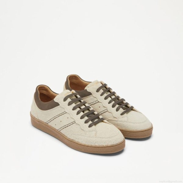 Russell & Bromley ROLLER Scalloped Lace Up Trainer - Image 2