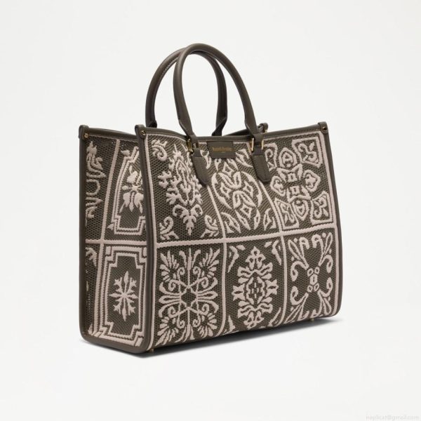 Russell & Bromley GEMINI Woven Shopper Tote - Image 2