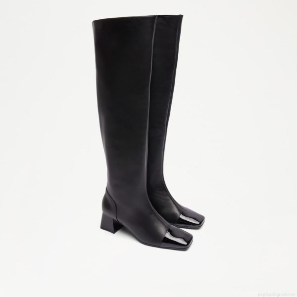 Russell & Bromley THELMA HIGH Toe Cap Thigh-High Boot - Image 2