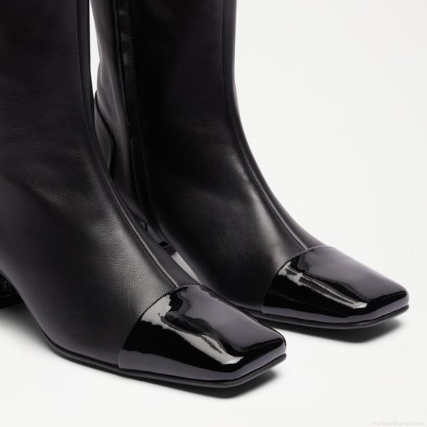 Russell & Bromley THELMA HIGH Toe Cap Thigh-High Boot - Image 3