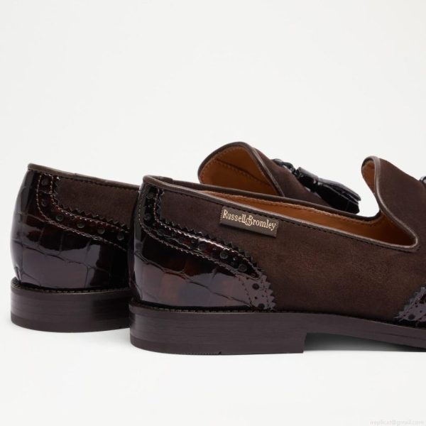 Russell & Bromley TASSEL Brogue Tassel Loafer - Image 3