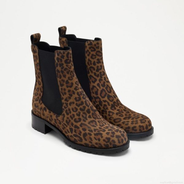 Russell & Bromley FUSION Velour Chelsea Boot - Image 2