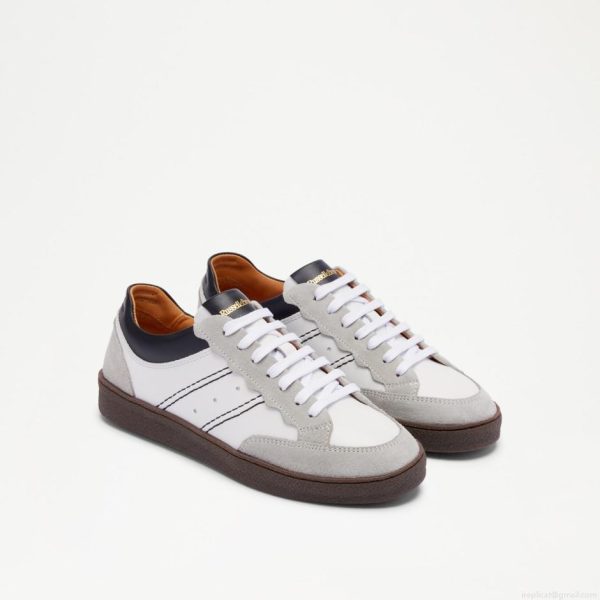 Russell & Bromley ROLLER Scalloped Lace Up Trainer - Image 2