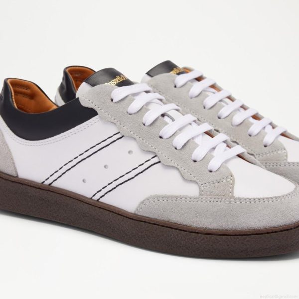 Russell & Bromley ROLLER Scalloped Lace Up Trainer - Image 3